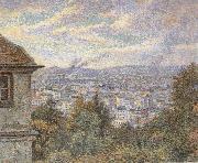 Luce, Maximilien Paris Seen From Montmartre oil painting artist